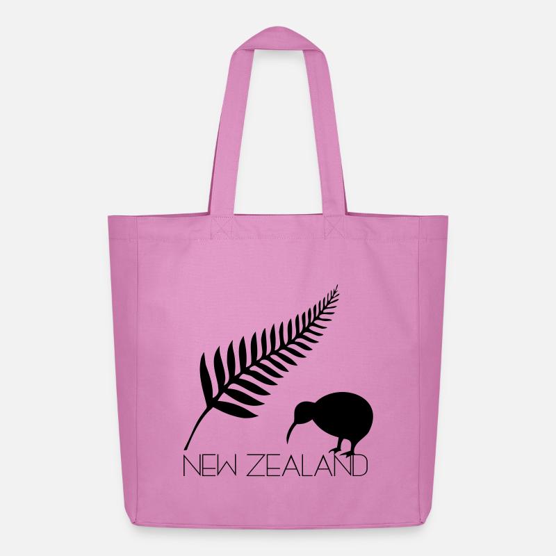 Neuseeland Bootfahren und Kiwi - Midweight recycelter Stoffbeutel von Stanley/Stella - Pink