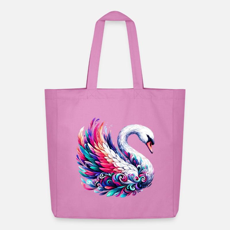Schwan - Midweight recycelter Stoffbeutel von Stanley/Stella - Pink