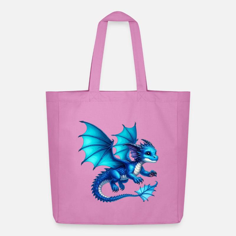 Drache - Midweight recycelter Stoffbeutel von Stanley/Stella - Pink