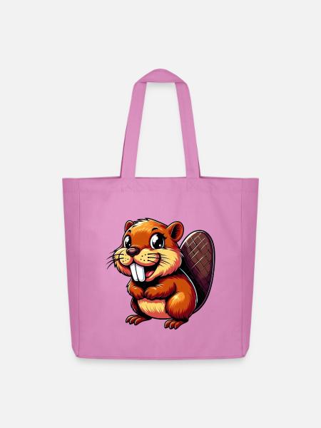 Bieber - Midweight recycelter Stoffbeutel von Stanley/Stella - Pink
