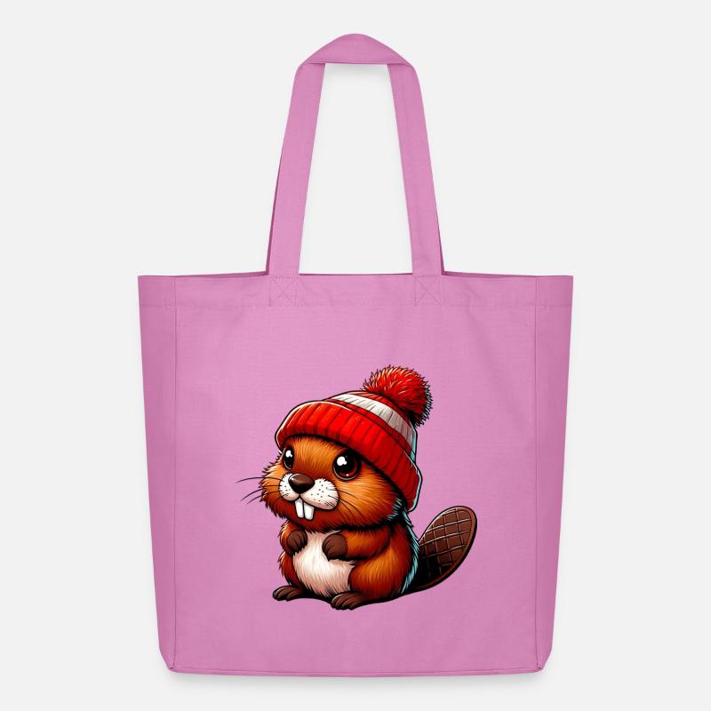 Bieber - Midweight recycelter Stoffbeutel von Stanley/Stella - Pink