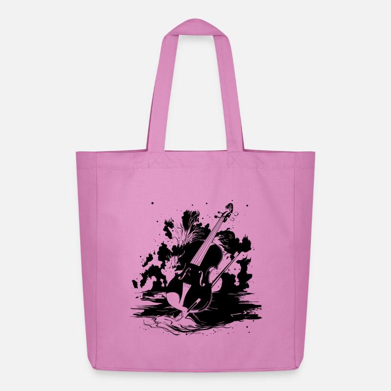Geige - Midweight recycelter Stoffbeutel von Stanley/Stella - Pink
