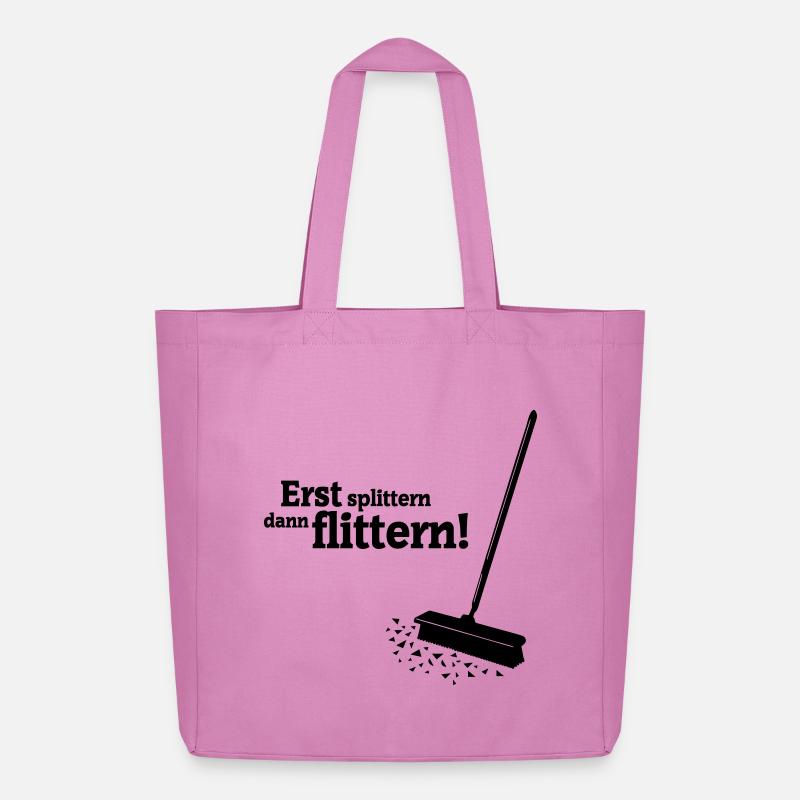 Polterabend - Midweight recycelter Stoffbeutel von Stanley/Stella - Pink