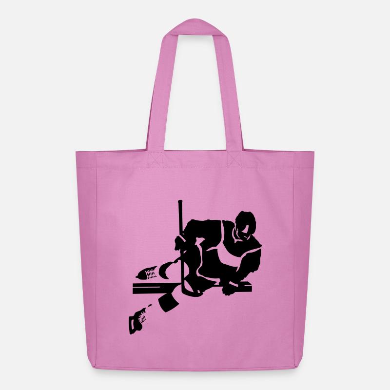 Eishockey - Midweight recycelter Stoffbeutel von Stanley/Stella - Pink