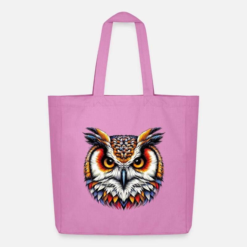 Eule - Midweight recycelter Stoffbeutel von Stanley/Stella - Pink