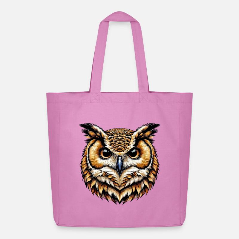 Eule - Midweight recycelter Stoffbeutel von Stanley/Stella - Pink