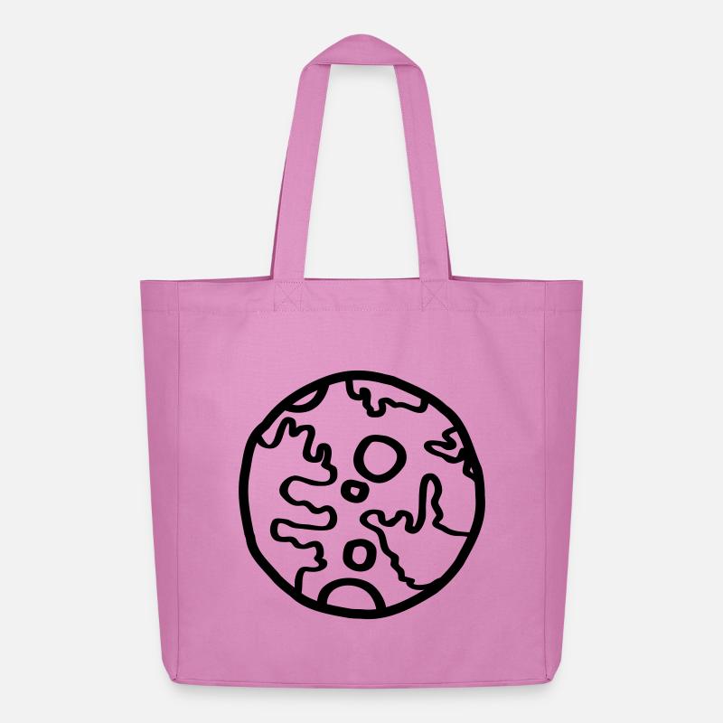 Planète Space Doodle Simple - Tote bag Stanley/Stella Midweight recyclé - rose