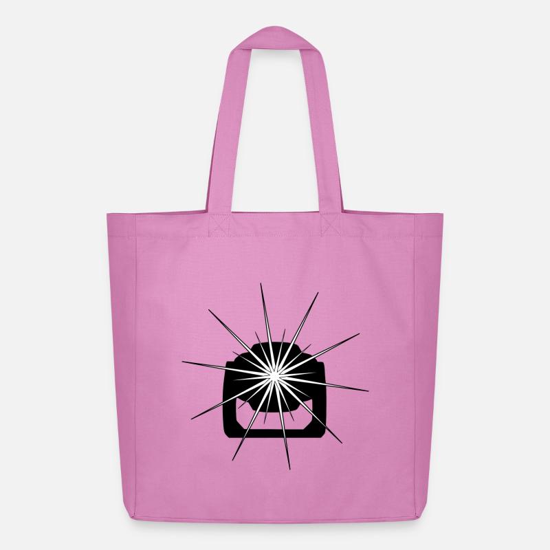 Movinghead in Schwarz - Midweight recycelter Stoffbeutel von Stanley/Stella - Pink