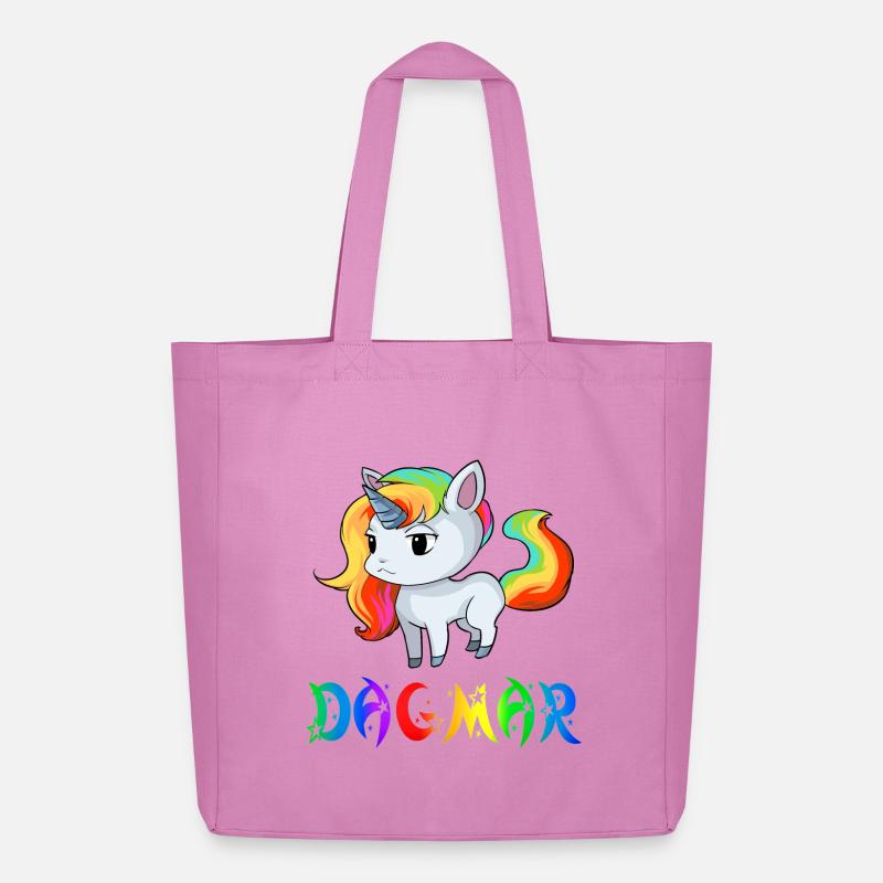 Einhorn Dagmar - Midweight recycelter Stoffbeutel von Stanley/Stella - Pink