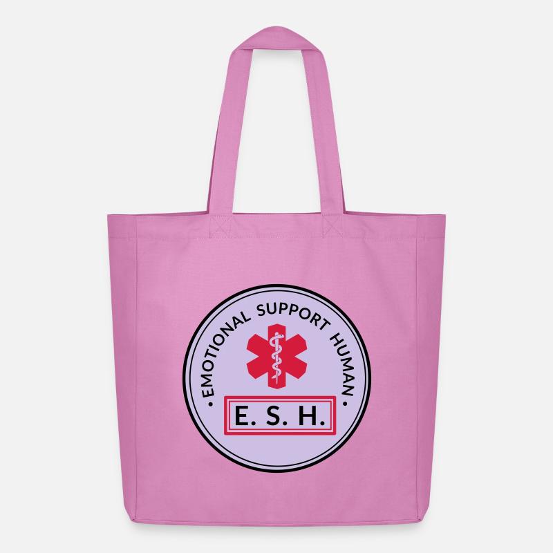 Emotional Support Human - Midweight recycelter Stoffbeutel von Stanley/Stella - Pink