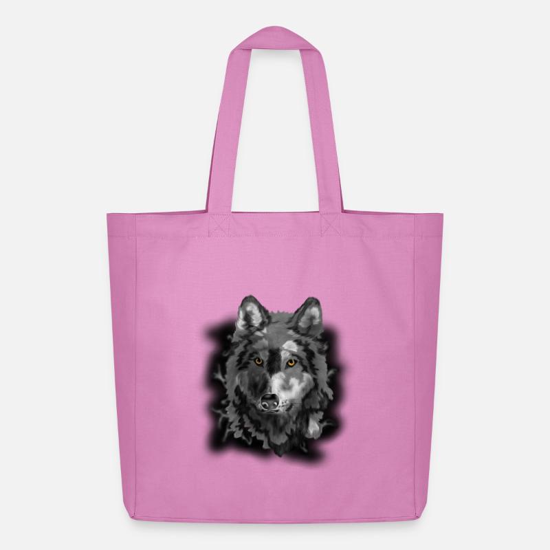 Wolf - Midweight recycelter Stoffbeutel von Stanley/Stella - Pink