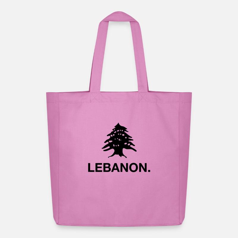 Libanon Beirut Libanese Libanesin Libanesisch LBN - Midweight recycelter Stoffbeutel von Stanley/Stella - Pink