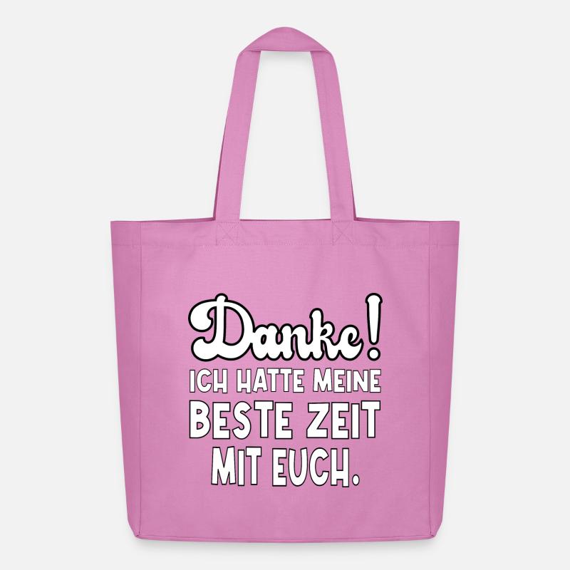 DANKESCHÖN ABSCHIED - Midweight recycelter Stoffbeutel von Stanley/Stella - Pink