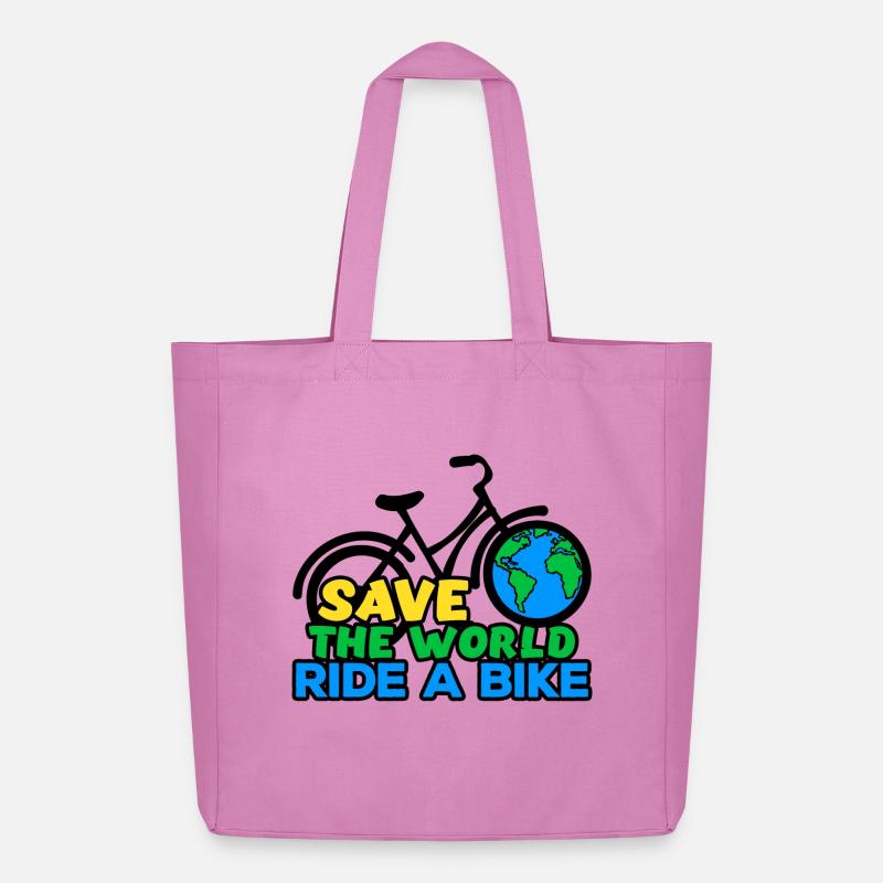 Umwelt Mutter Erde Statement Umweltschutz - Midweight recycelter Stoffbeutel von Stanley/Stella - Pink