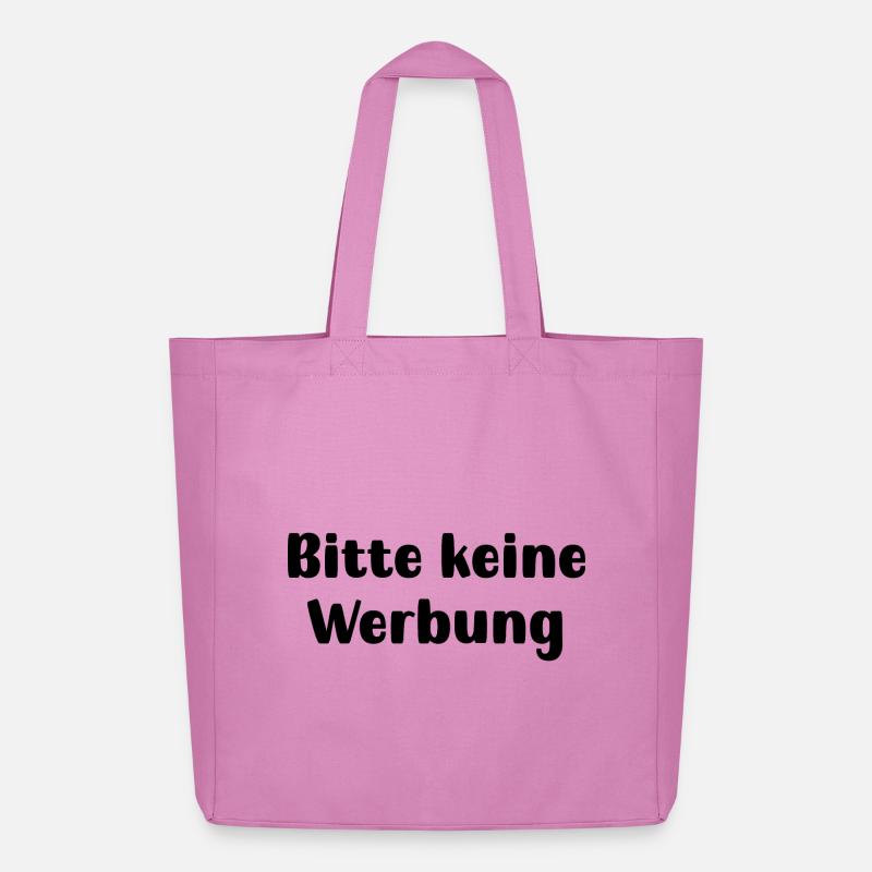 Bitte keine Werbung - Midweight recycelter Stoffbeutel von Stanley/Stella - Pink
