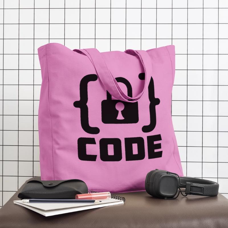 Code mit Sperrprogrammierer Midweight recycelter Stoffbeutel von Stanley/Stella