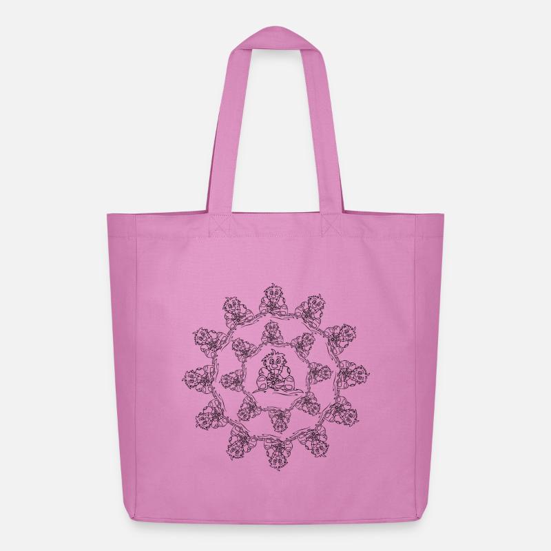Junge mit Ball - Midweight recycelter Stoffbeutel von Stanley/Stella - Pink