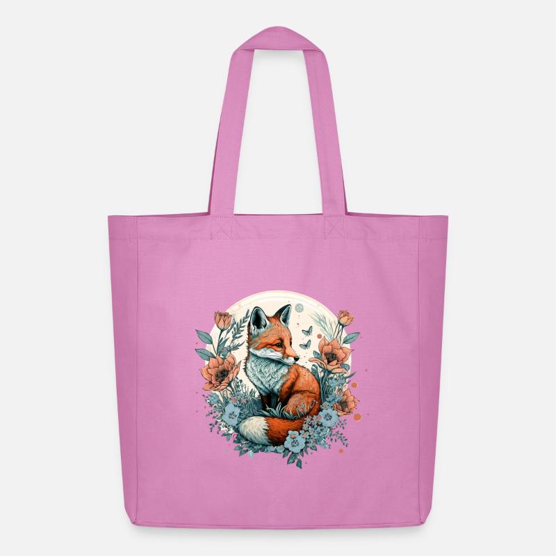 Fuchs - Midweight recycelter Stoffbeutel von Stanley/Stella - Pink