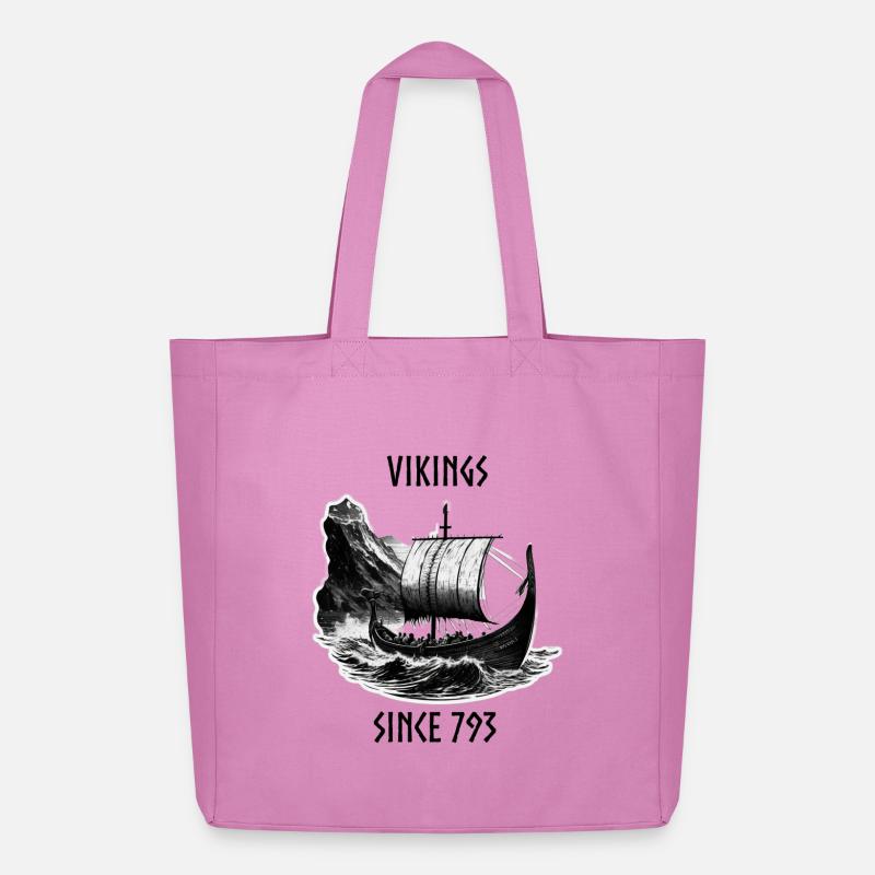 Vikings since 793 - Midweight recycelter Stoffbeutel von Stanley/Stella - Pink