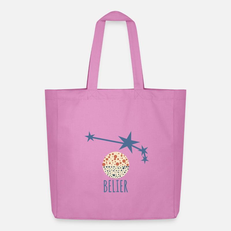 Das Sternbild Widder - Midweight recycelter Stoffbeutel von Stanley/Stella - Pink