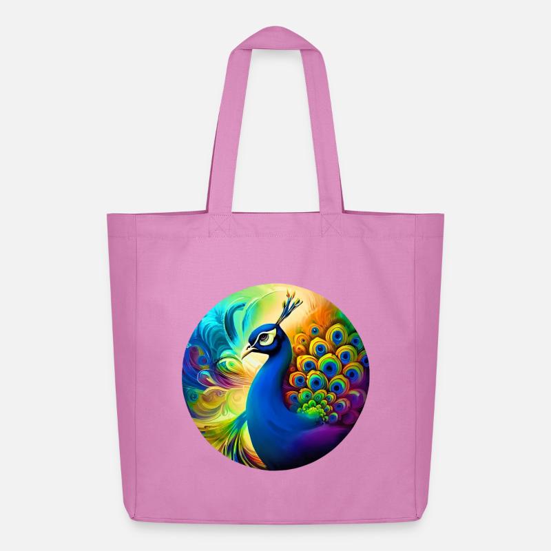 Pfau - Midweight recycelter Stoffbeutel von Stanley/Stella - Pink