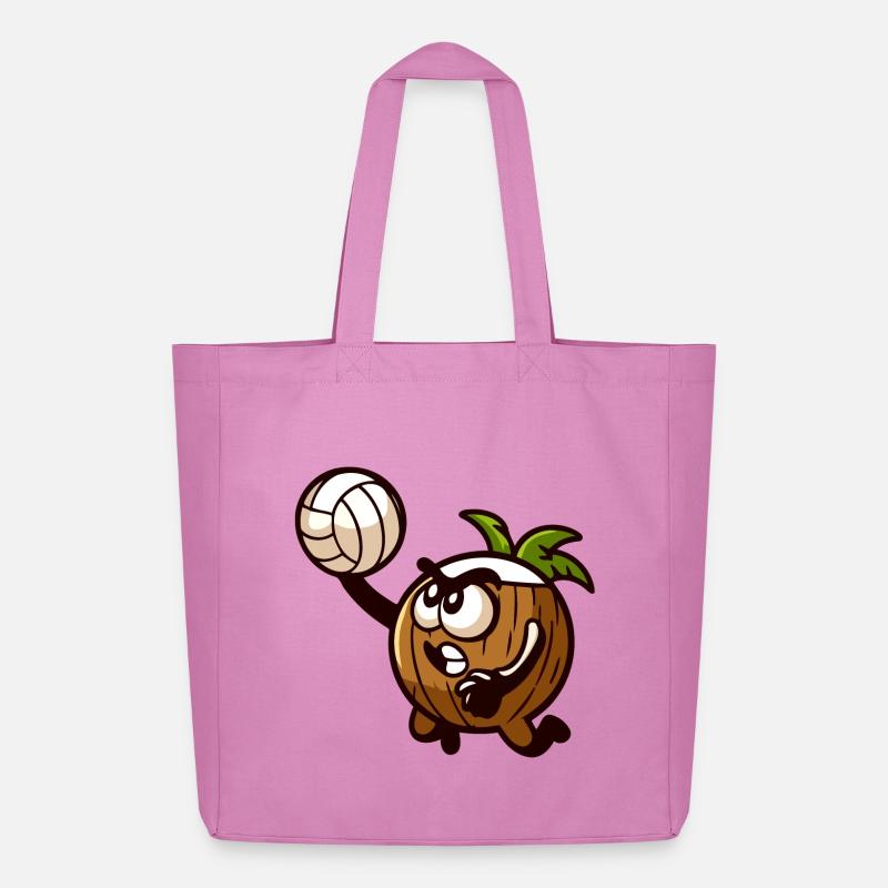 Spike die Volleyball-Eichel - Midweight recycelter Stoffbeutel von Stanley/Stella - Pink