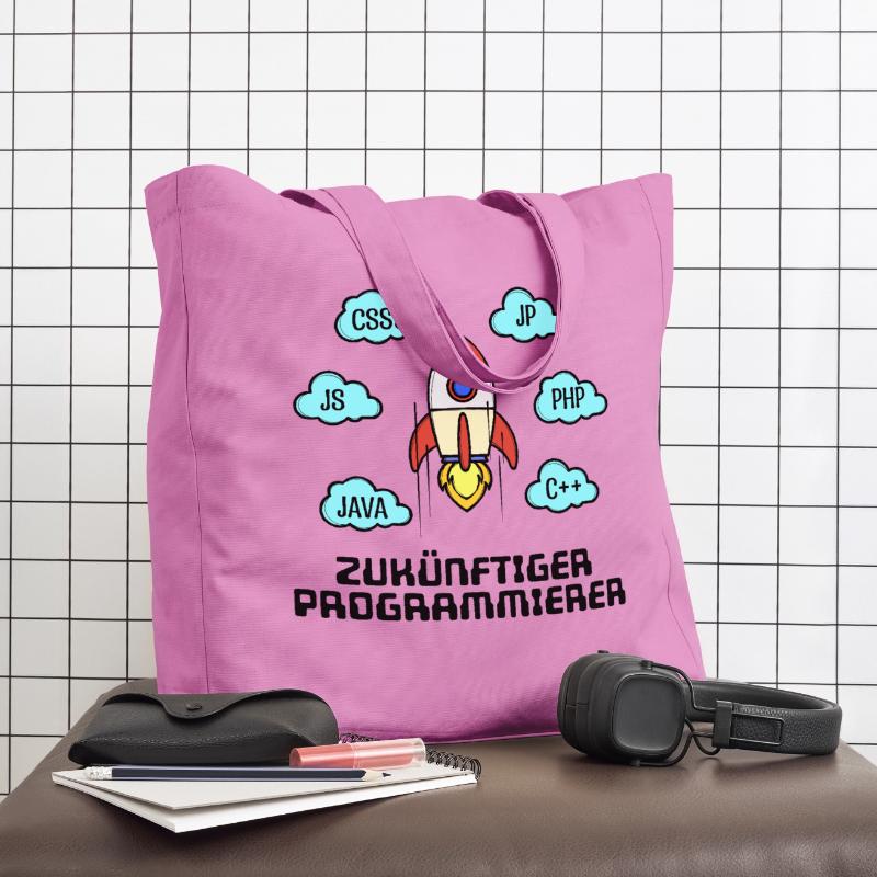 Css Code Developer C++ Java Php Programmer Midweight Recycled Tote Bag by Stanley/Stella