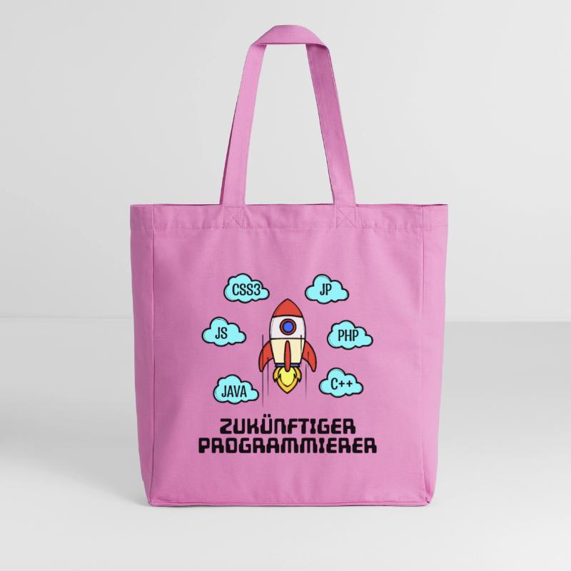 Css Code Developer C++ Java Php Programmer Midweight Recycled Tote Bag by Stanley/Stella