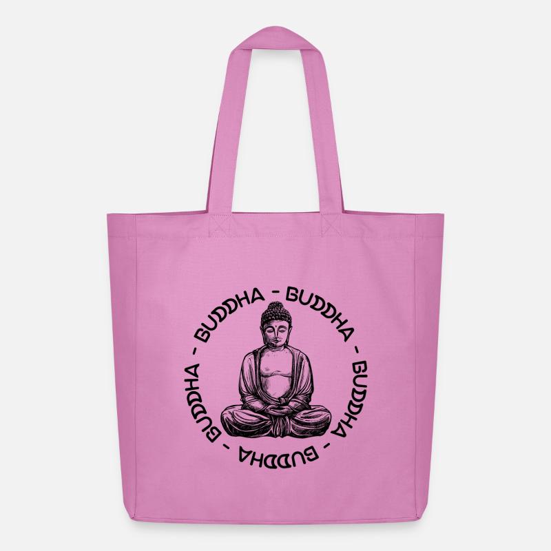 Buddha - Buddha - Buddha Liebe - Midweight recycelter Stoffbeutel von Stanley/Stella - Pink