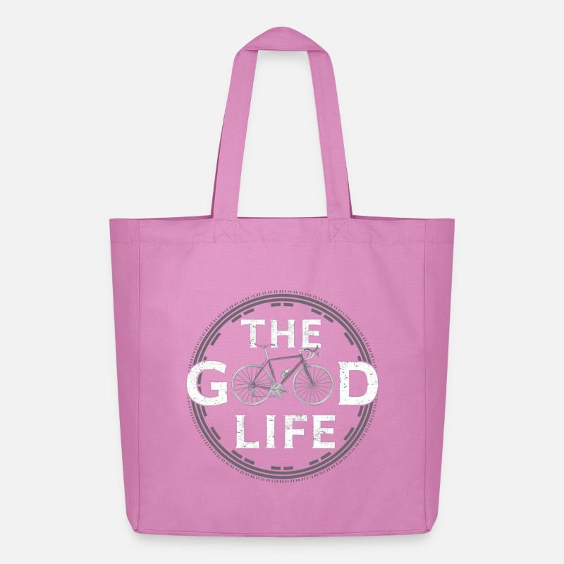 Das gute Leben - Midweight recycelter Stoffbeutel von Stanley/Stella - Pink