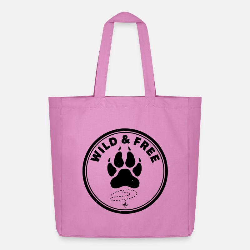 wild & free - Midweight recycelter Stoffbeutel von Stanley/Stella - Pink