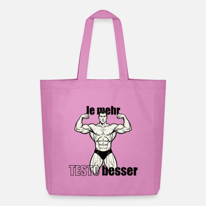 Muscle Hero Power Pose Conception d’impression - Tote bag Stanley/Stella Midweight recyclé - rose