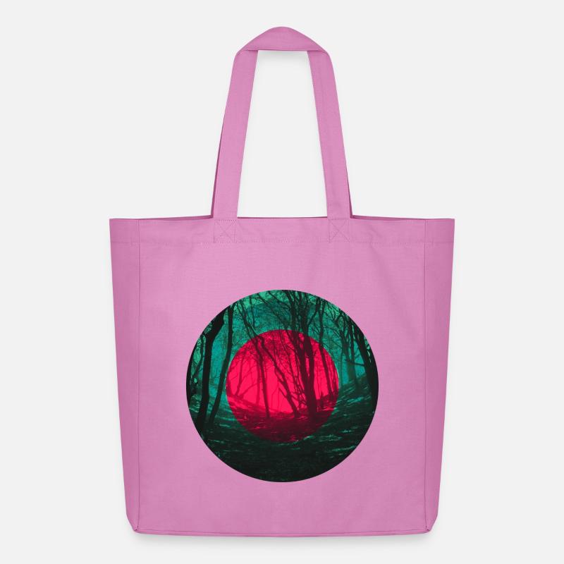 Waldfinsternis - Midweight recycelter Stoffbeutel von Stanley/Stella - Pink