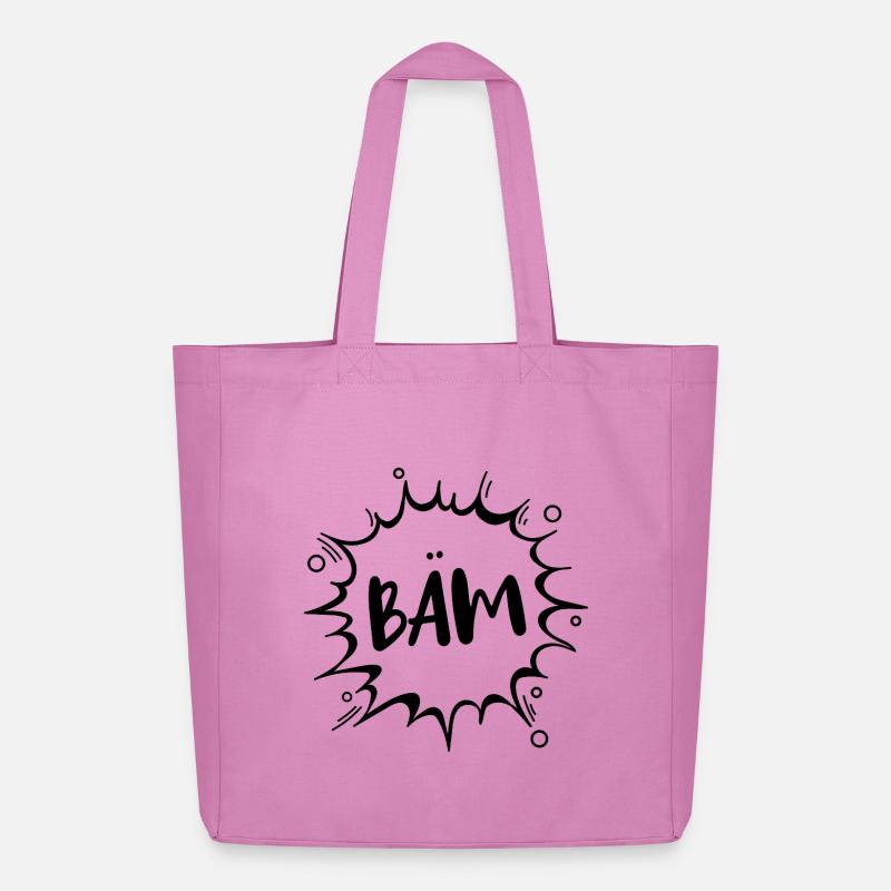 "BÄM" - Midweight recycelter Stoffbeutel von Stanley/Stella - Pink