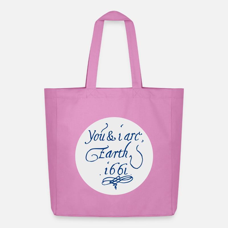 Du und ich sind Erde 1661 - Midweight recycelter Stoffbeutel von Stanley/Stella - Pink