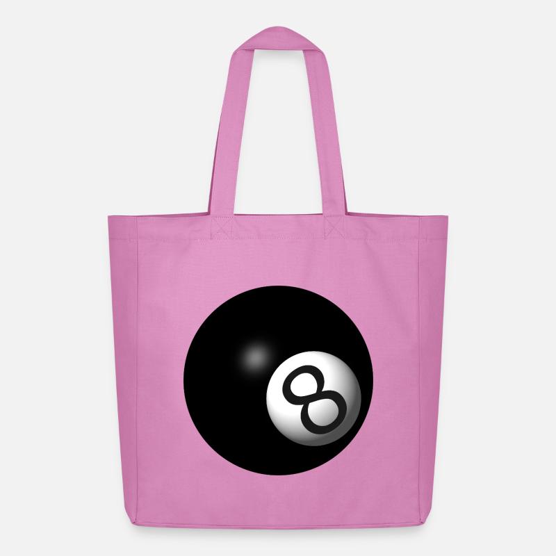 Billardkugel - Midweight recycelter Stoffbeutel von Stanley/Stella - Pink