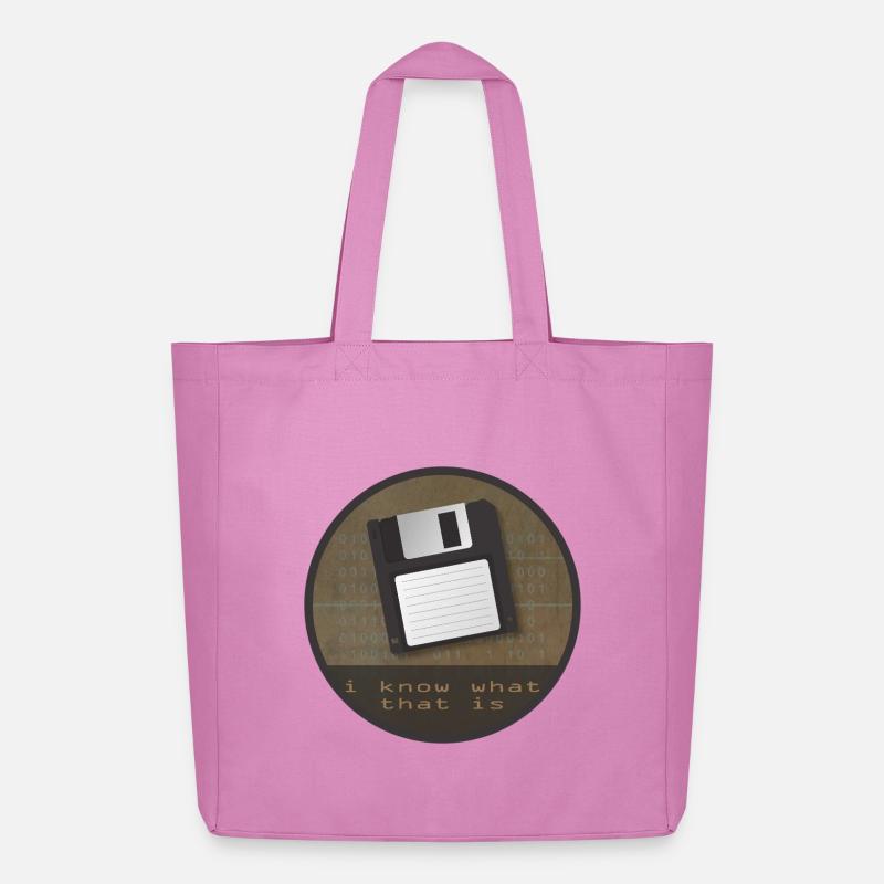 floppy disk - Midweight recycelter Stoffbeutel von Stanley/Stella - Pink