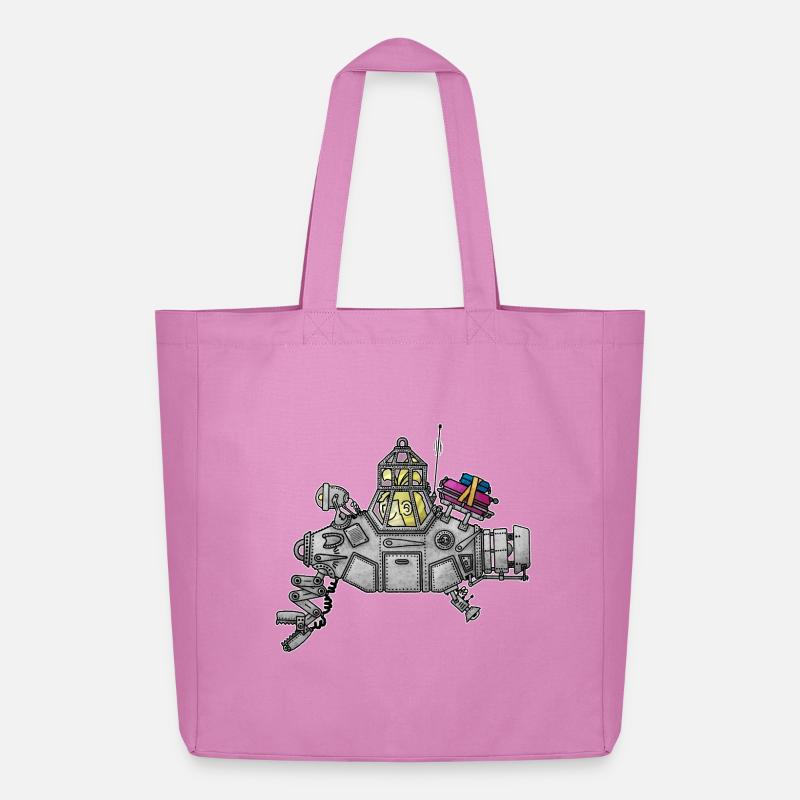  Senta - das schnaufende U-Boot / - Midweight recycelter Stoffbeutel von Stanley/Stella - Pink