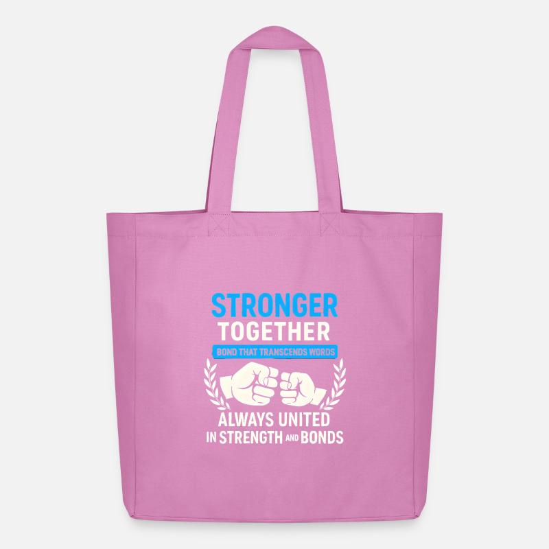 Plus forts ensemble – Alliance de la Force - Tote bag Stanley/Stella Midweight recyclé - rose