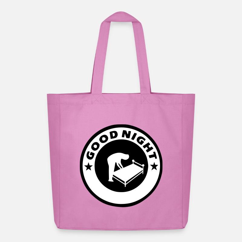 Good Night Good Night - Midweight recycelter Stoffbeutel von Stanley/Stella - Pink