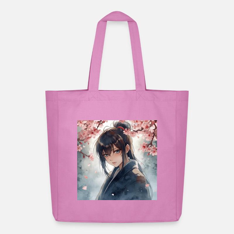 Hanfu unter Kirschblüten - Midweight recycelter Stoffbeutel von Stanley/Stella - Pink