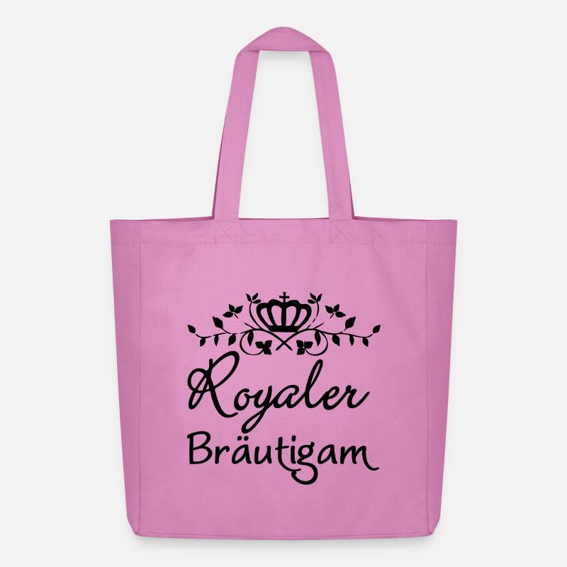 Royaler Bräutigam Geschenk - Midweight recycelter Stoffbeutel von Stanley/Stella - Pink