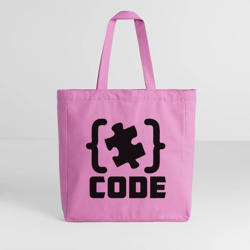 programmeur Code résolution de pièces de puzzle Tote bag Stanley/Stella Midweight recyclé