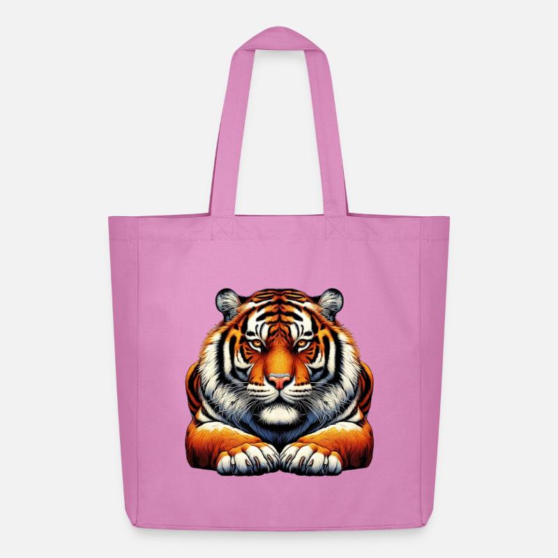 Tiger - Midweight recycelter Stoffbeutel von Stanley/Stella - Pink