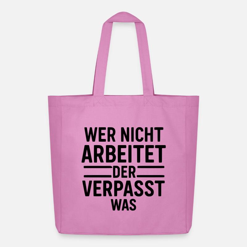 arbeit motivation - Midweight recycelter Stoffbeutel von Stanley/Stella - Pink