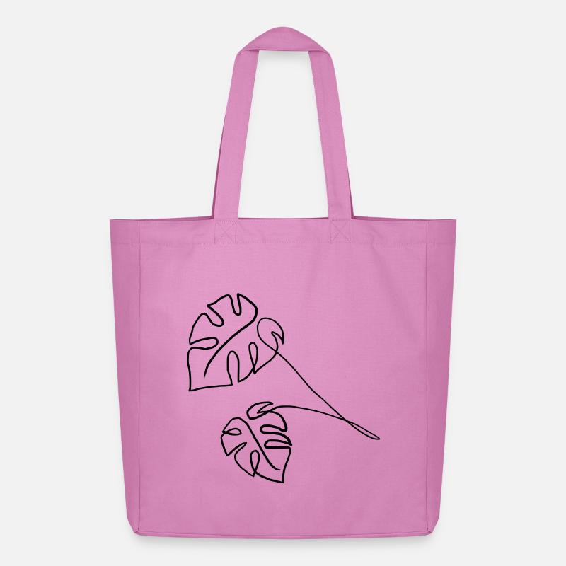 Monstera - Midweight recycelter Stoffbeutel von Stanley/Stella - Pink