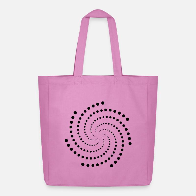 Punkte Strudel - Midweight recycelter Stoffbeutel von Stanley/Stella - Pink