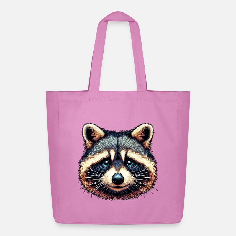 Waschbär - Midweight recycelter Stoffbeutel von Stanley/Stella - Pink