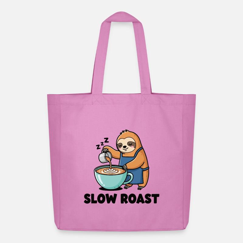 Fauler Latte - Midweight recycelter Stoffbeutel von Stanley/Stella - Pink