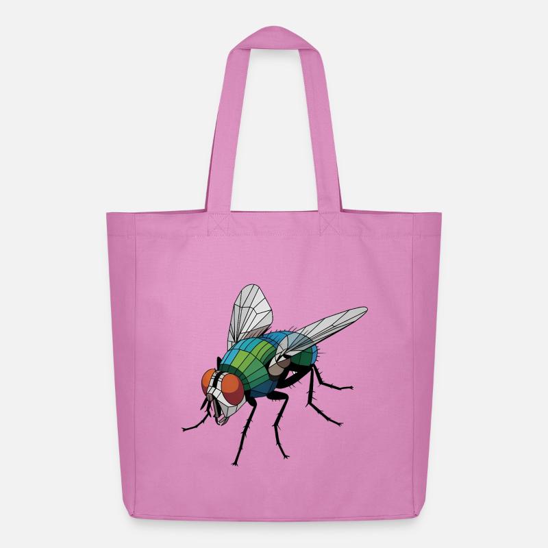 Fly - Cooles Low-Poly-Logo - Midweight recycelter Stoffbeutel von Stanley/Stella - Pink